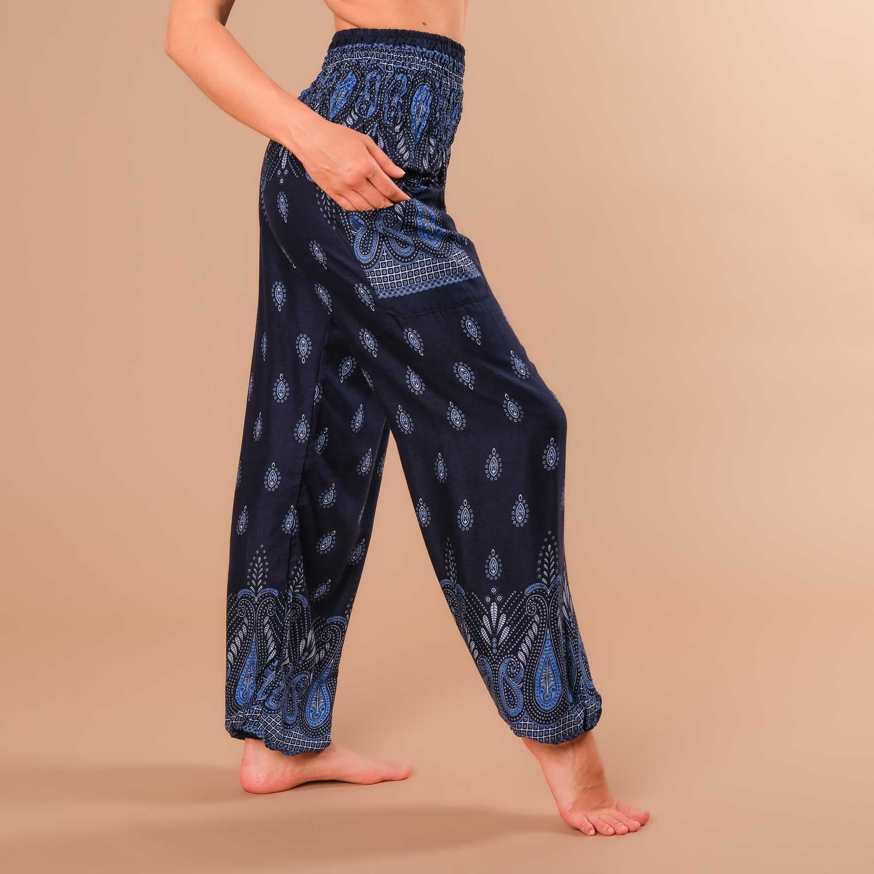 Yoga Haremshose Bliss navy