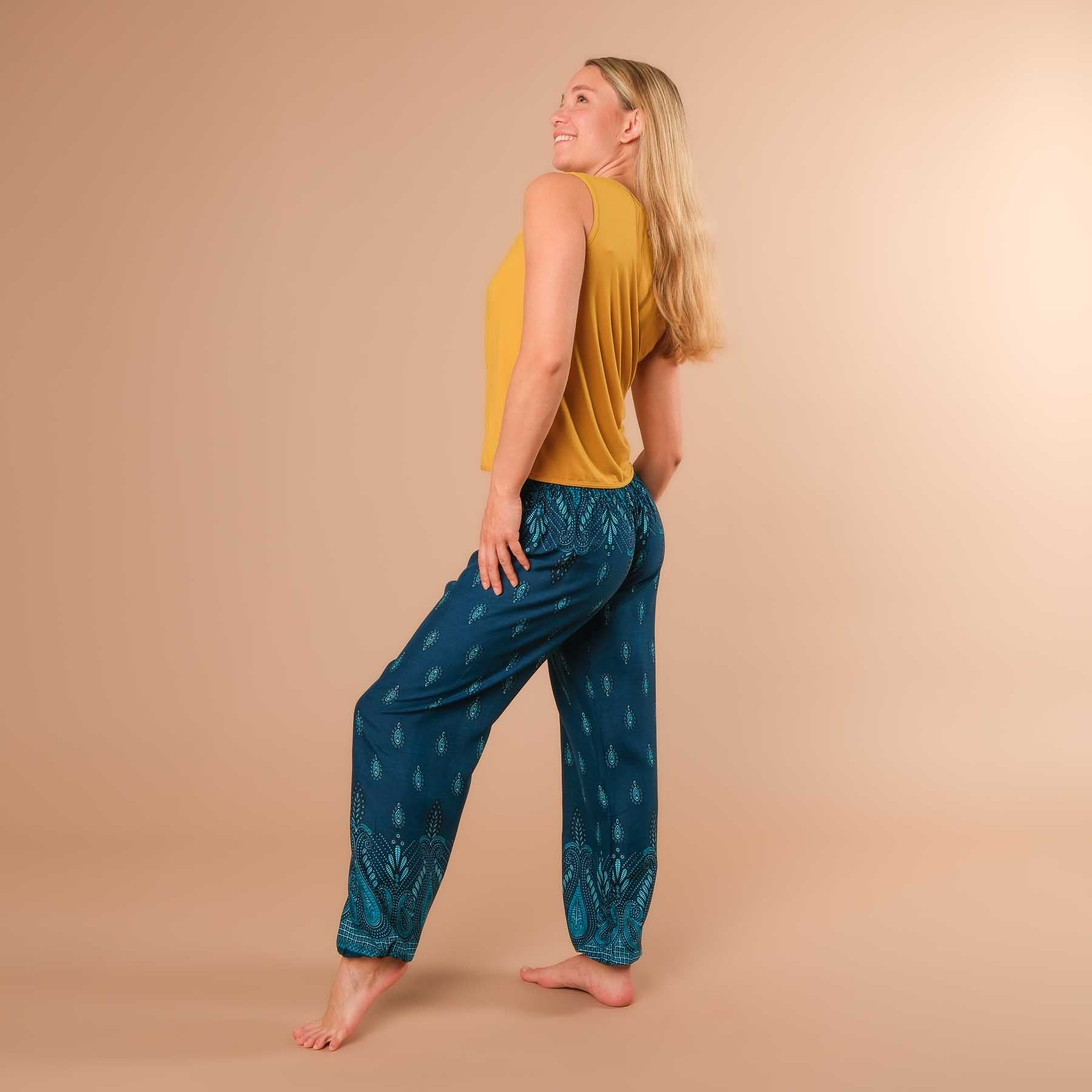 Yoga Haremshose Bliss petrol