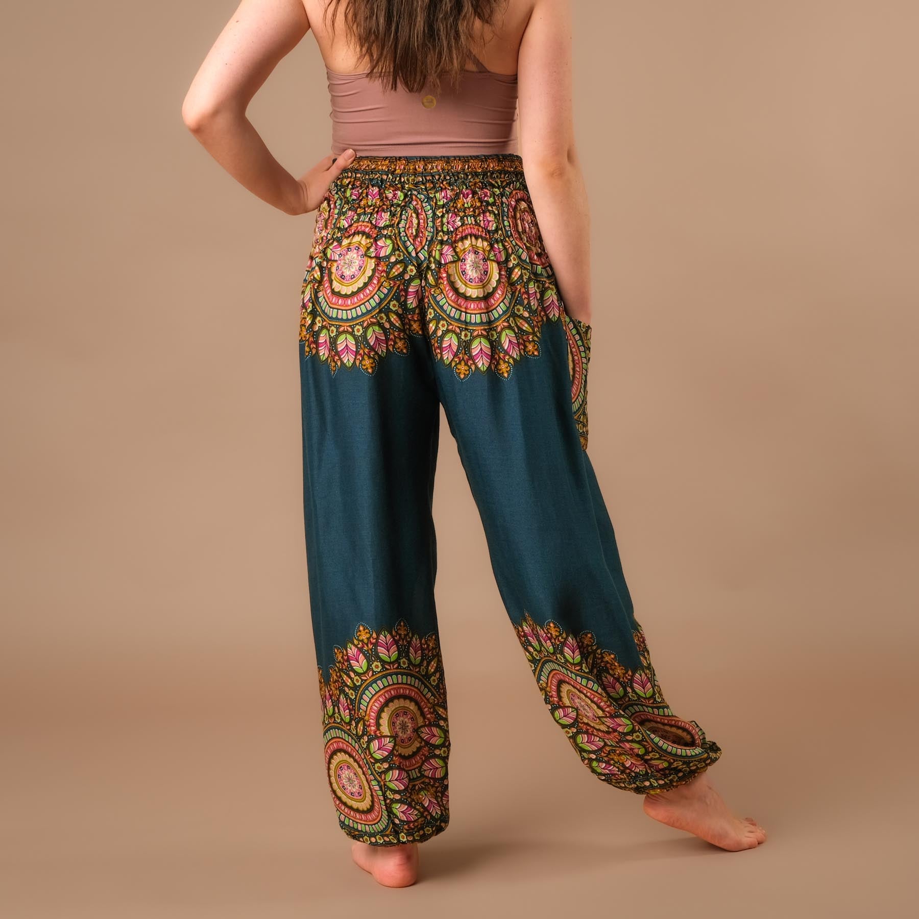 Yoga Haremshose Jaipur Boho Pants petrol