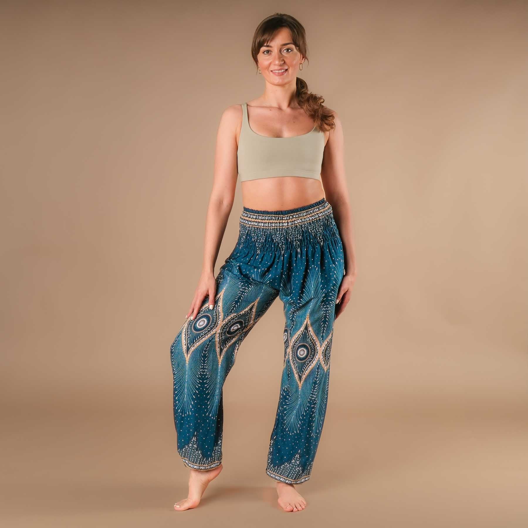 Yoga Haremshose Boho Pants Orient petrol