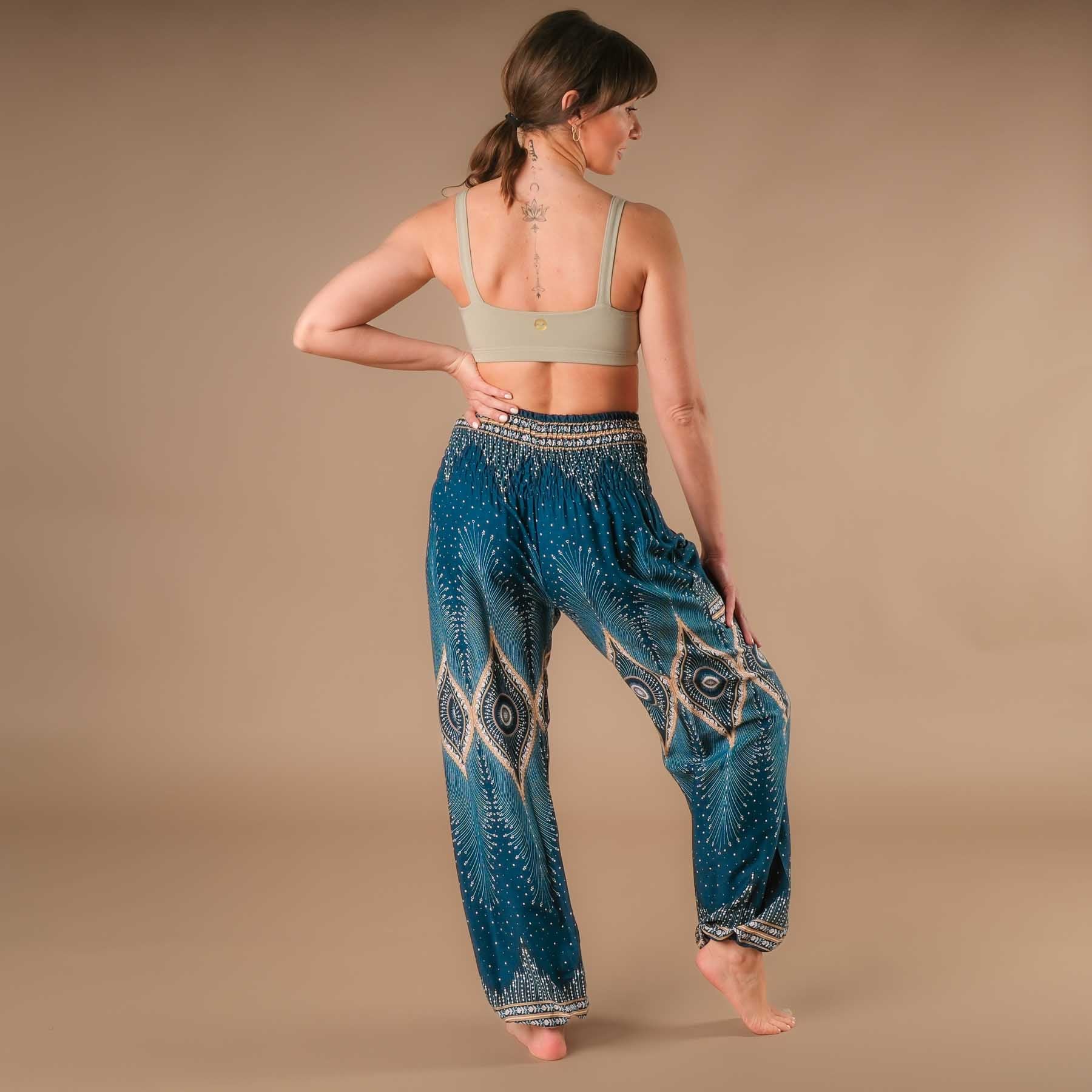 Yoga Haremshose Boho Pants Orient petrol