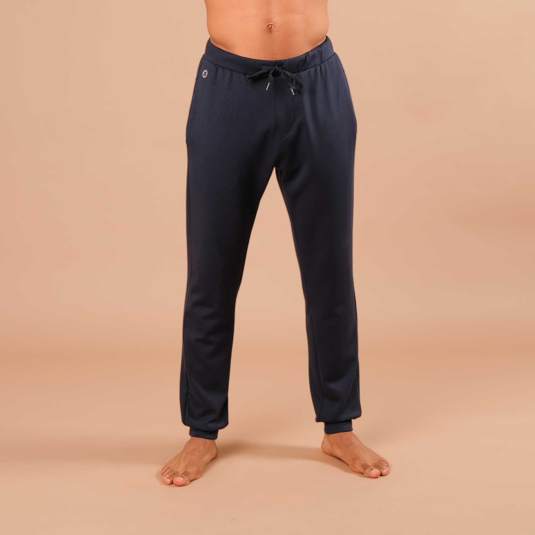Herren Yoga Jogging-Hose Sweatpants navy