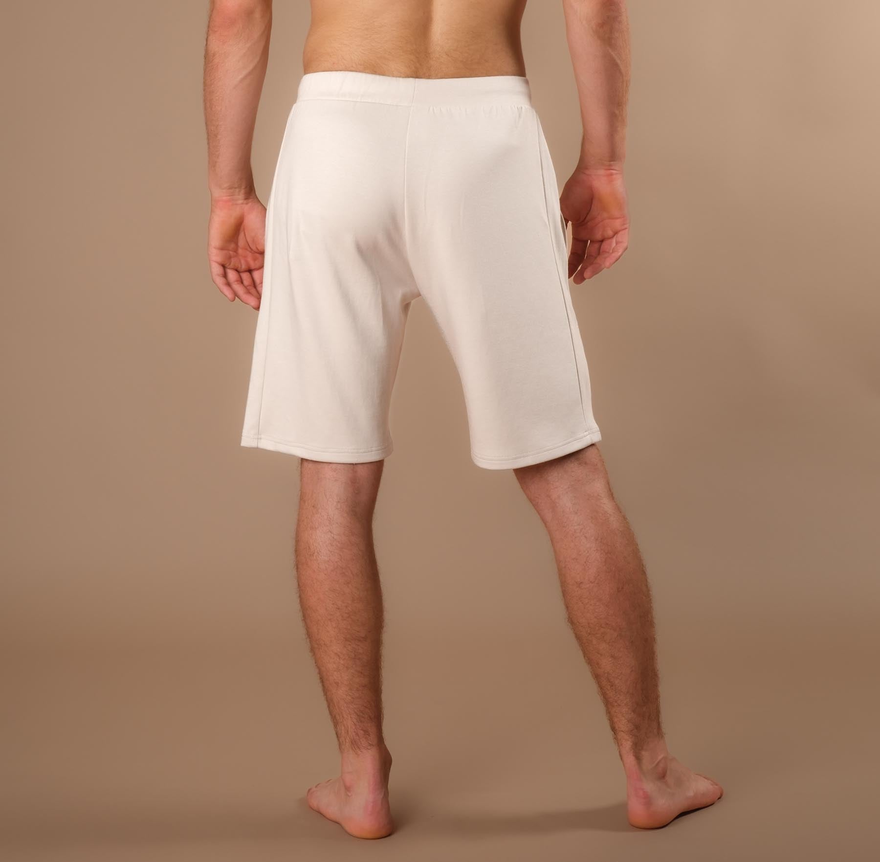 Herren Yoga Shorts ecru