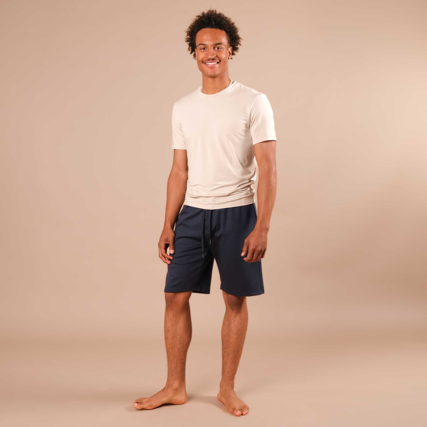 Herren Yoga Shorts navy
