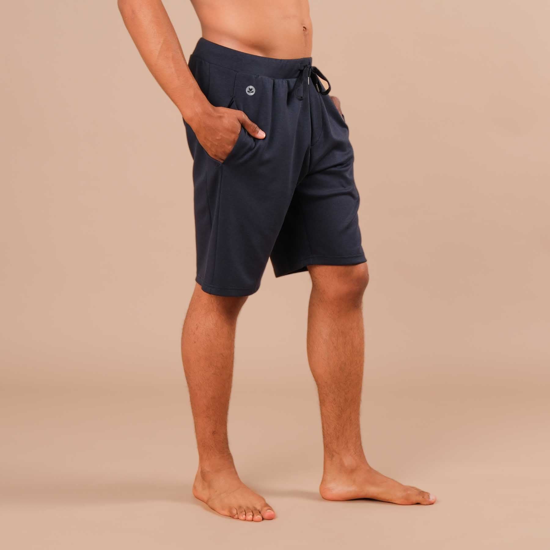 Herren Yoga Shorts navy