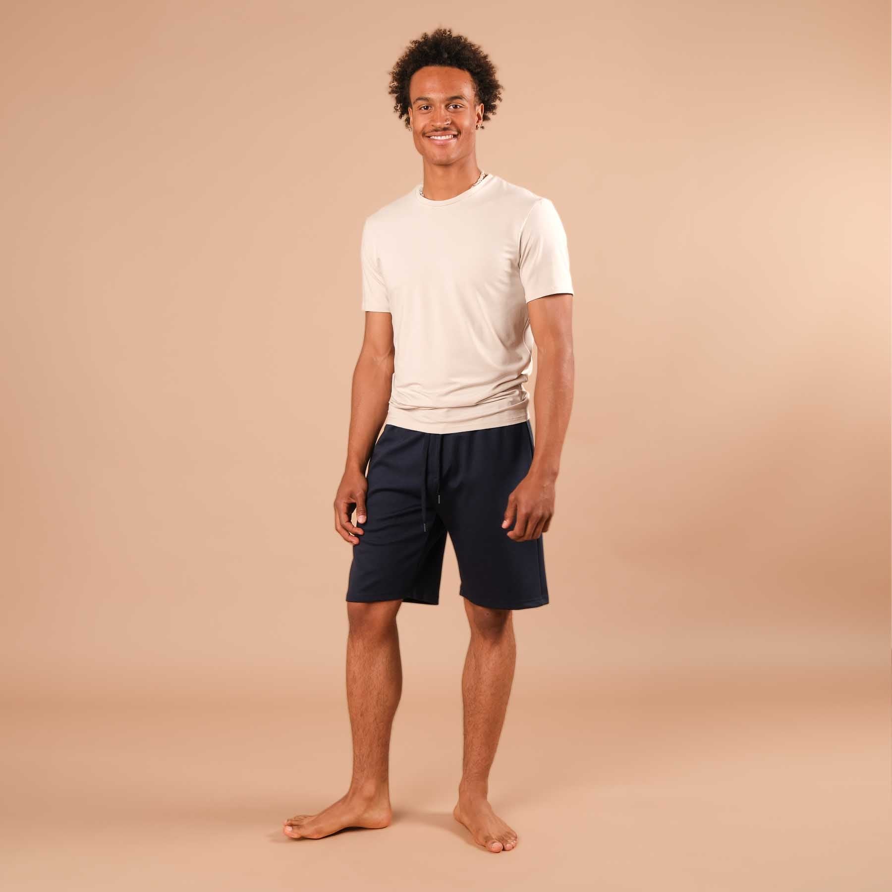 Herren Yoga Shorts navy