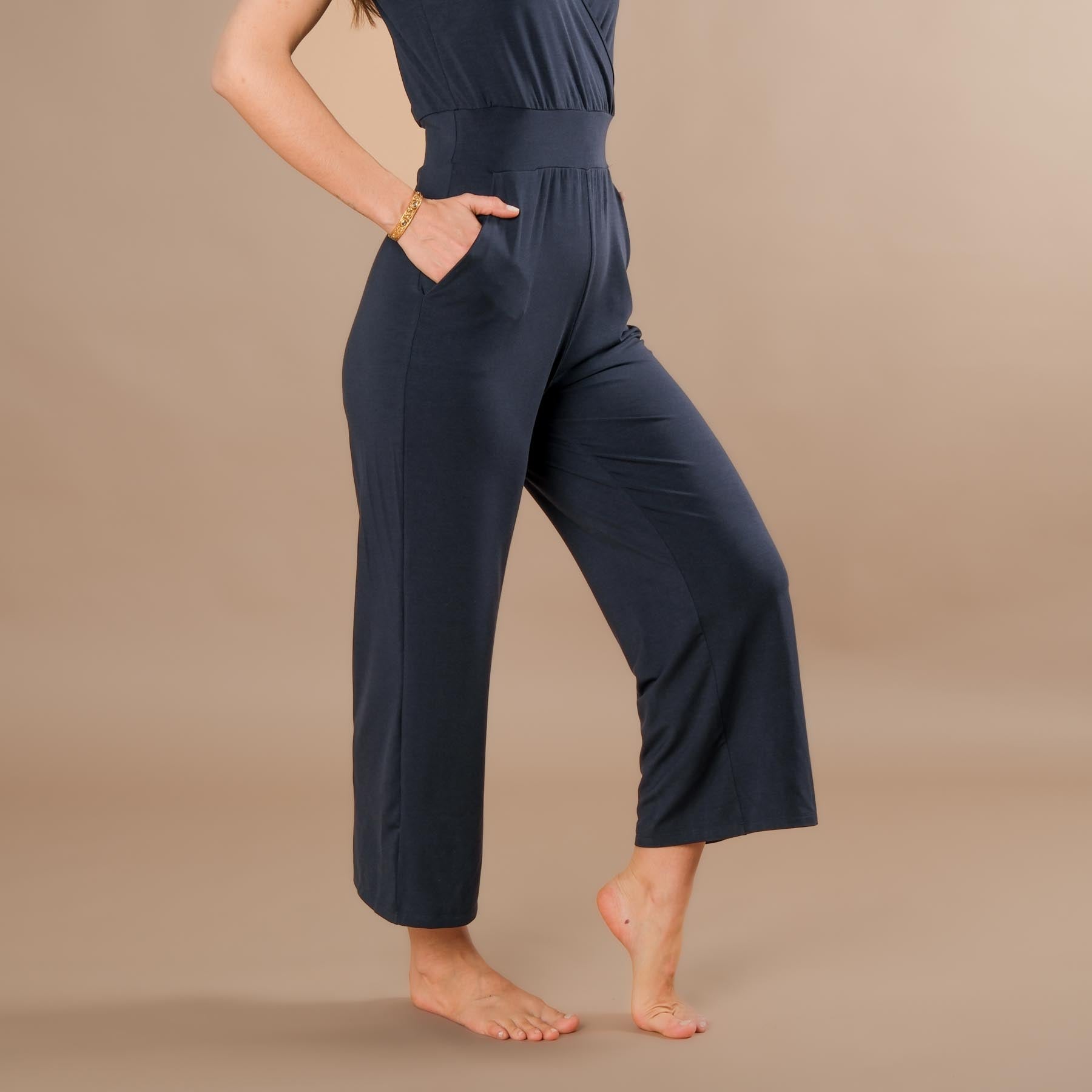 Yoga Jumpsuit Einteiler Swiss made navy