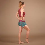 Yoga Pom Pom Shorts türkis