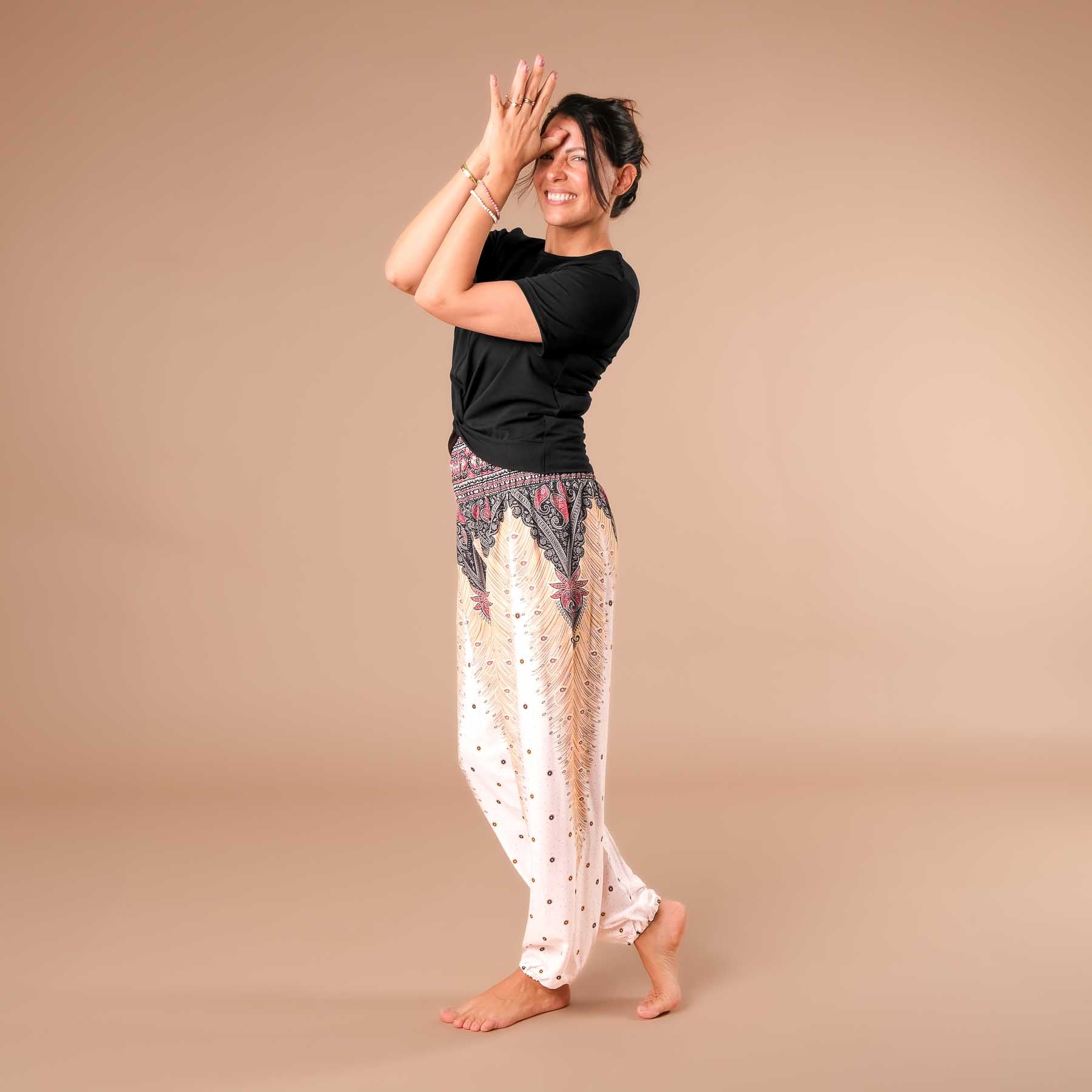 Yoga Schlingtop Classy kurzarm schwarz