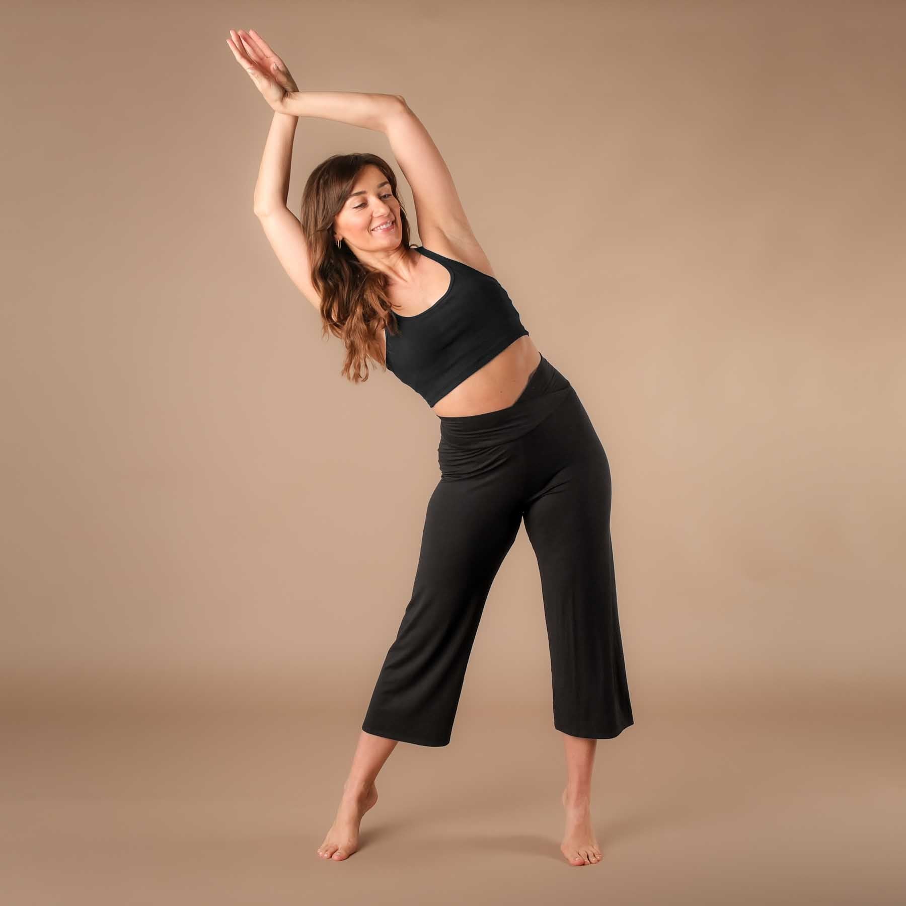 Yoga Sommer Culotte Comfy schwarz