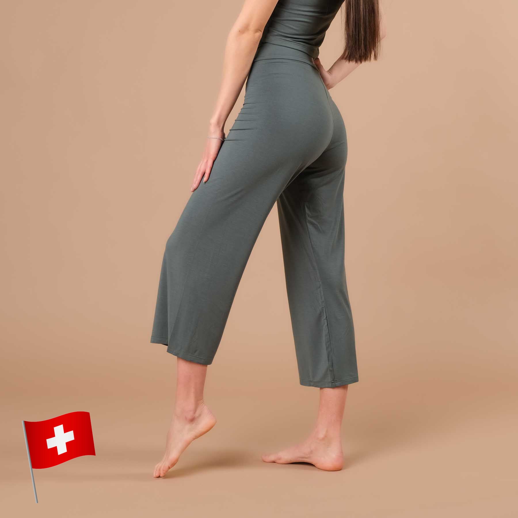 Yoga Sommer Culotte Comfy smaragd