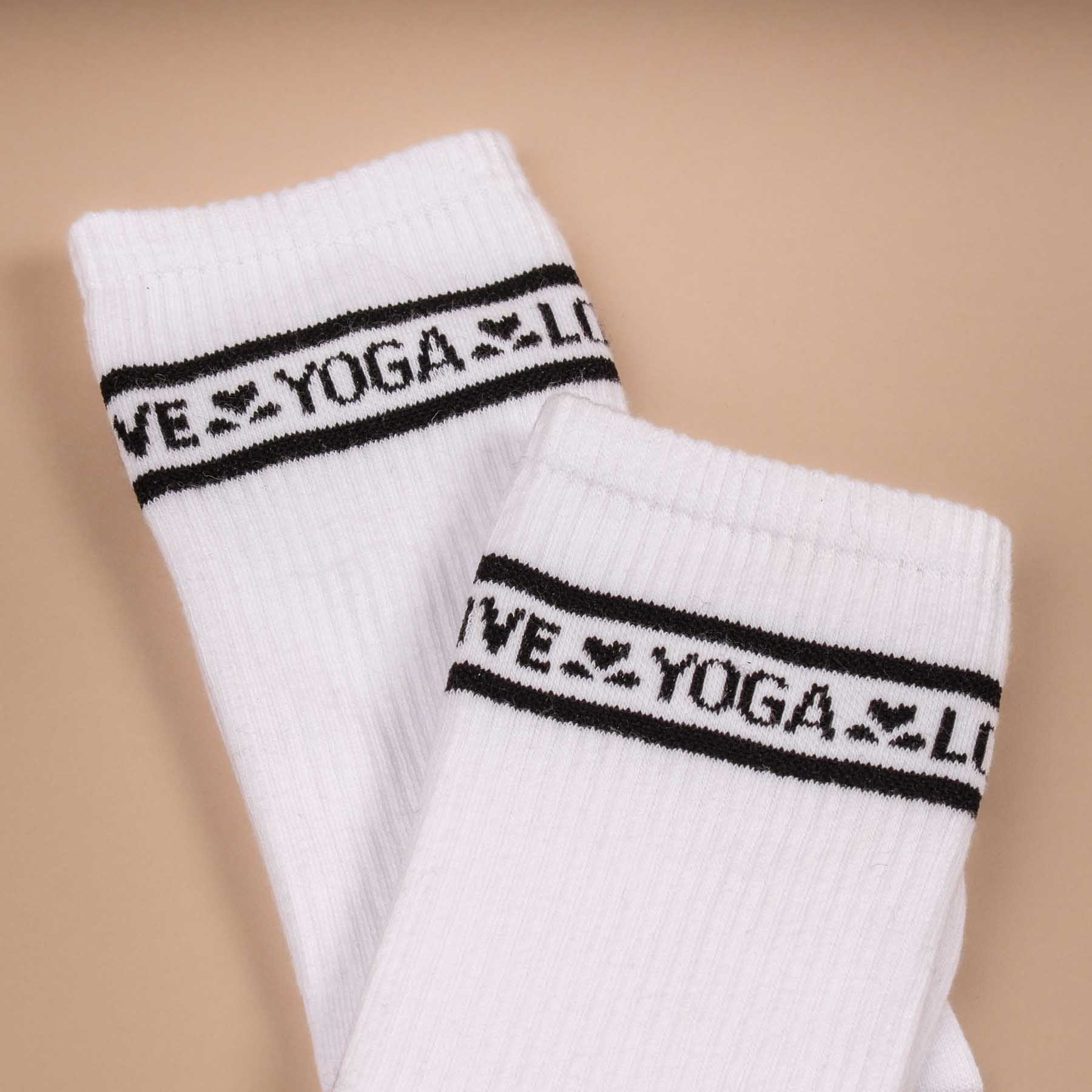 Yoga Socken - Sport Socken weiss