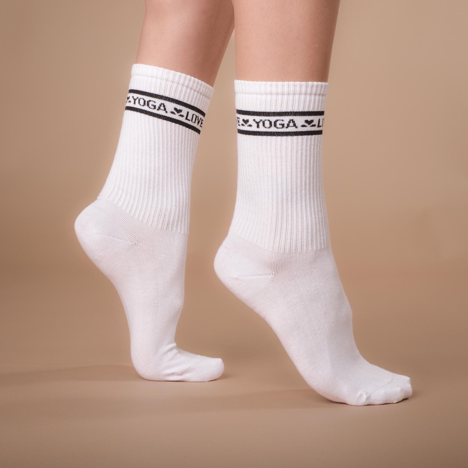 Yoga Socken - Sport Socken weiss