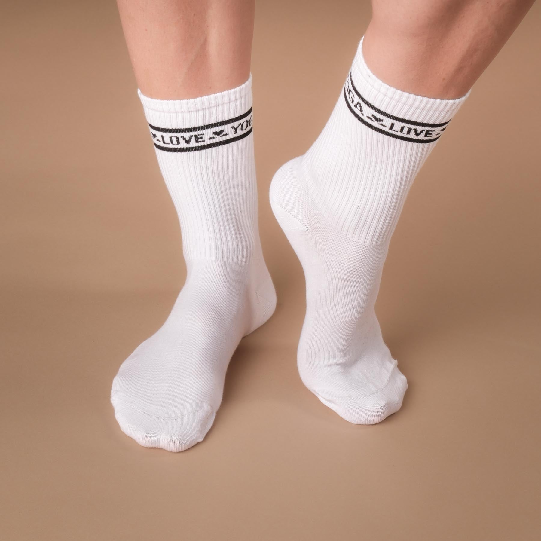 Yoga Socken - Sport Socken weiss