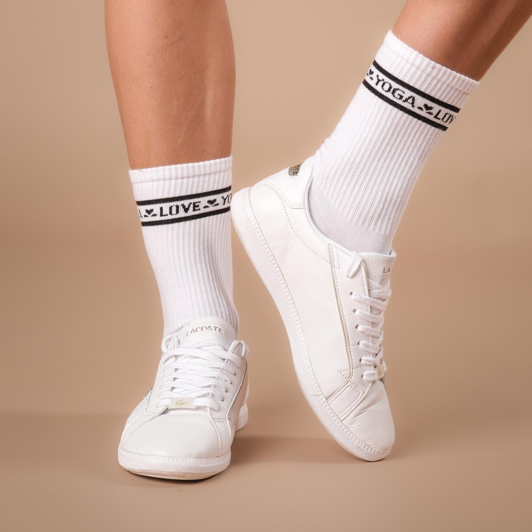 Yoga Socken - Sport Socken weiss