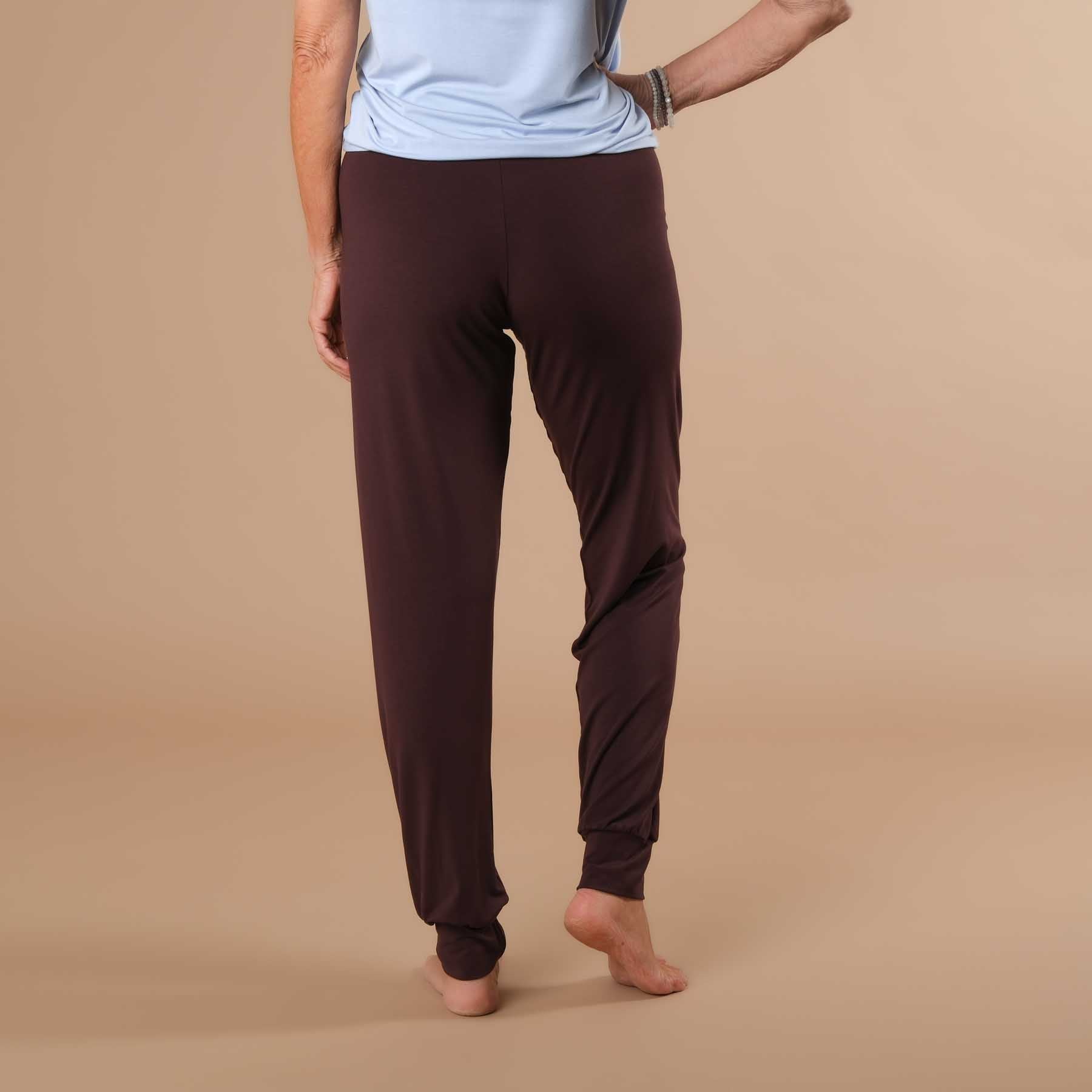 Yoga Hose Viki lockere Yogahose aubergine