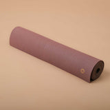 Yogamatte EcoGrip Naturkautschuk FSC aubergine