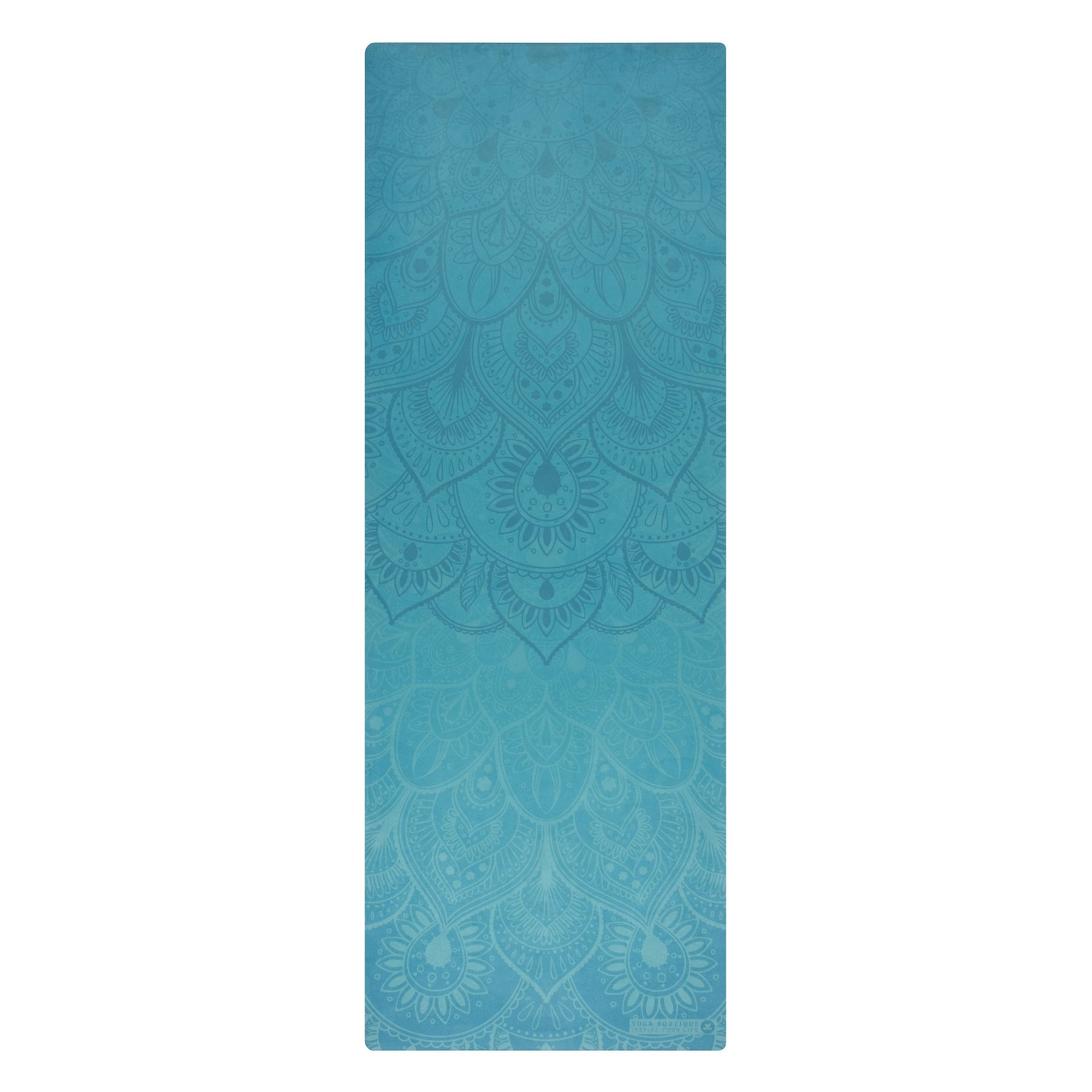 Yogamatte Velours Mandala türkis