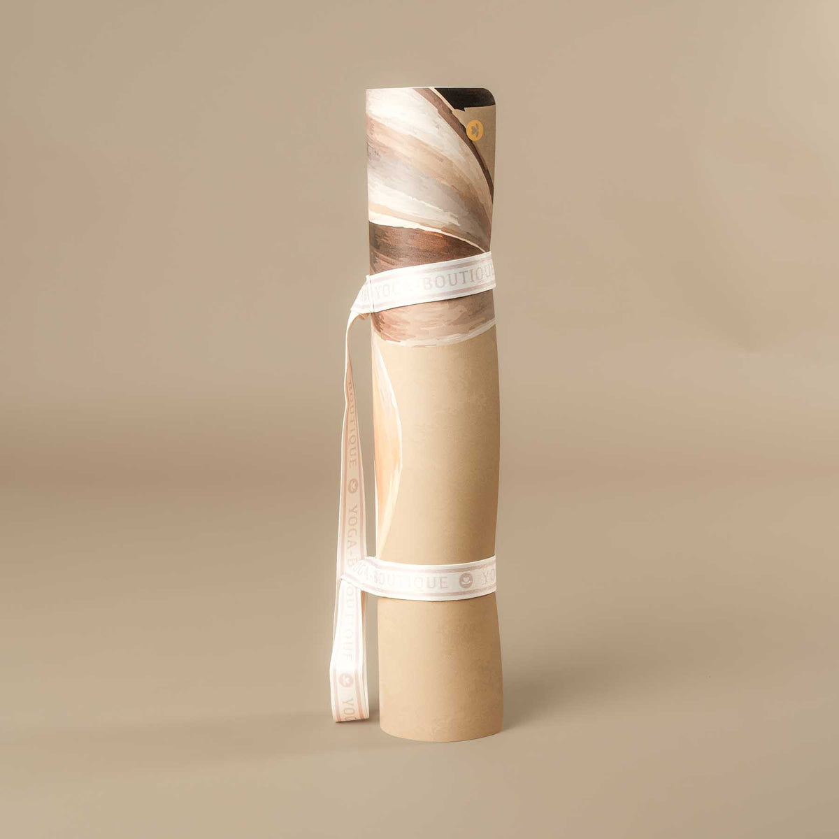 Yogamatte SuperGrip Design Lotus Flower aus Naturkautschuk, super rutschfest