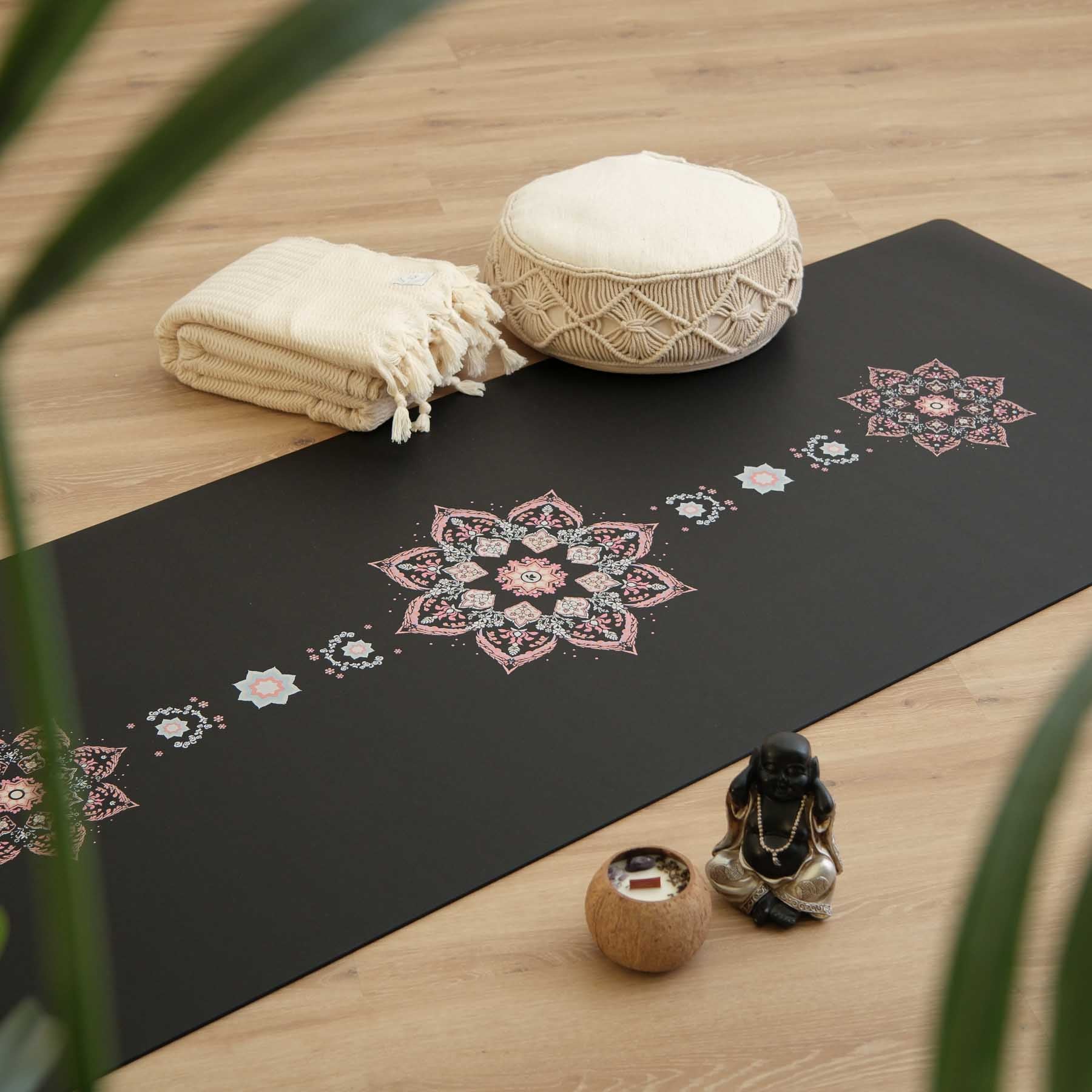 Yogamatte SuperGrip 2.0 Marrakesch schwarz