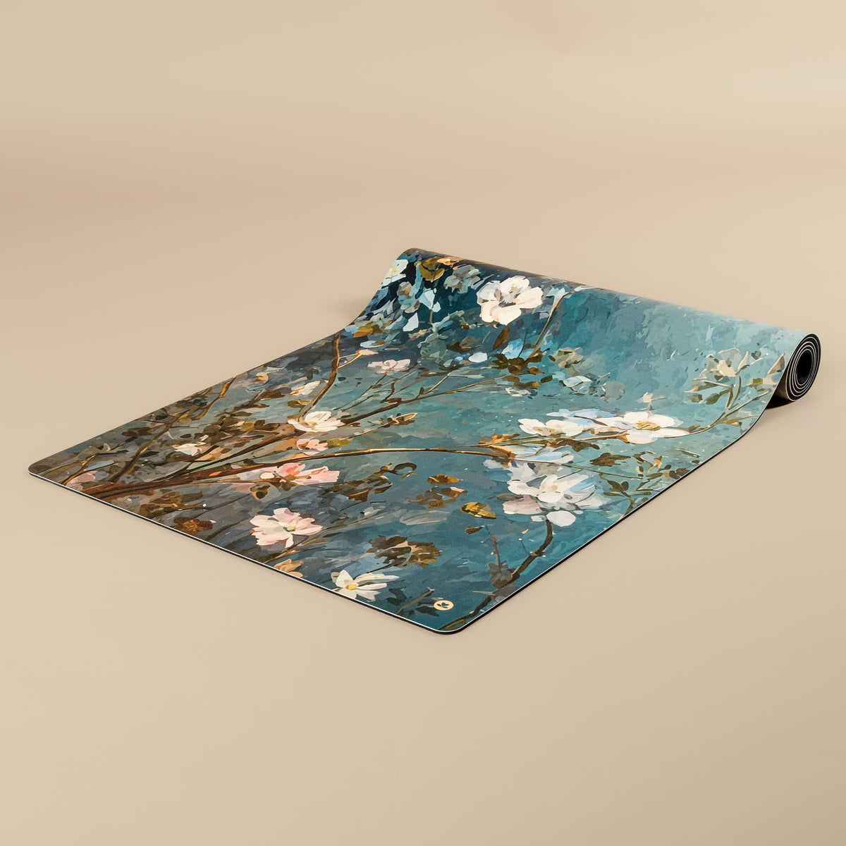 Rutschfeste Yogamatte SuperGrip Design Sky Blossom