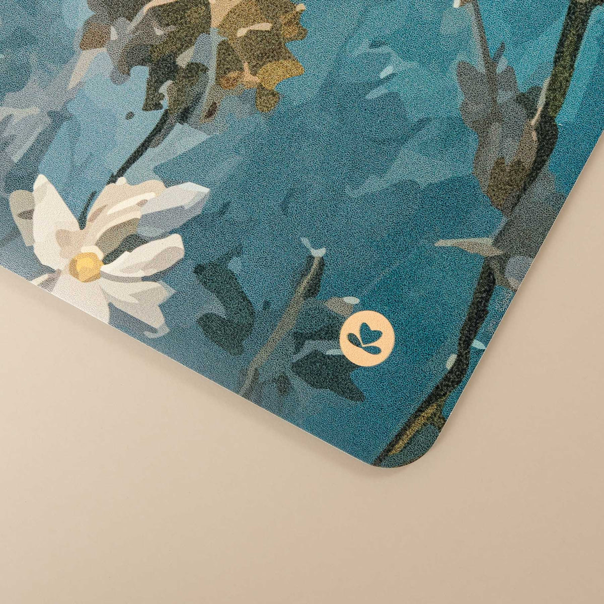 Rutschfeste Yogamatte SuperGrip Design Sky Blossom