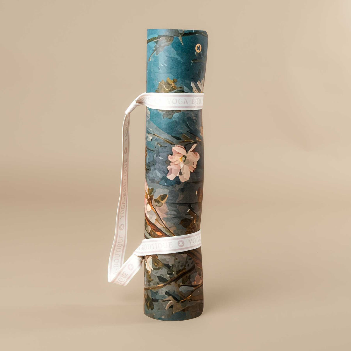 Rutschfeste Yogamatte SuperGrip Design Sky Blossom
