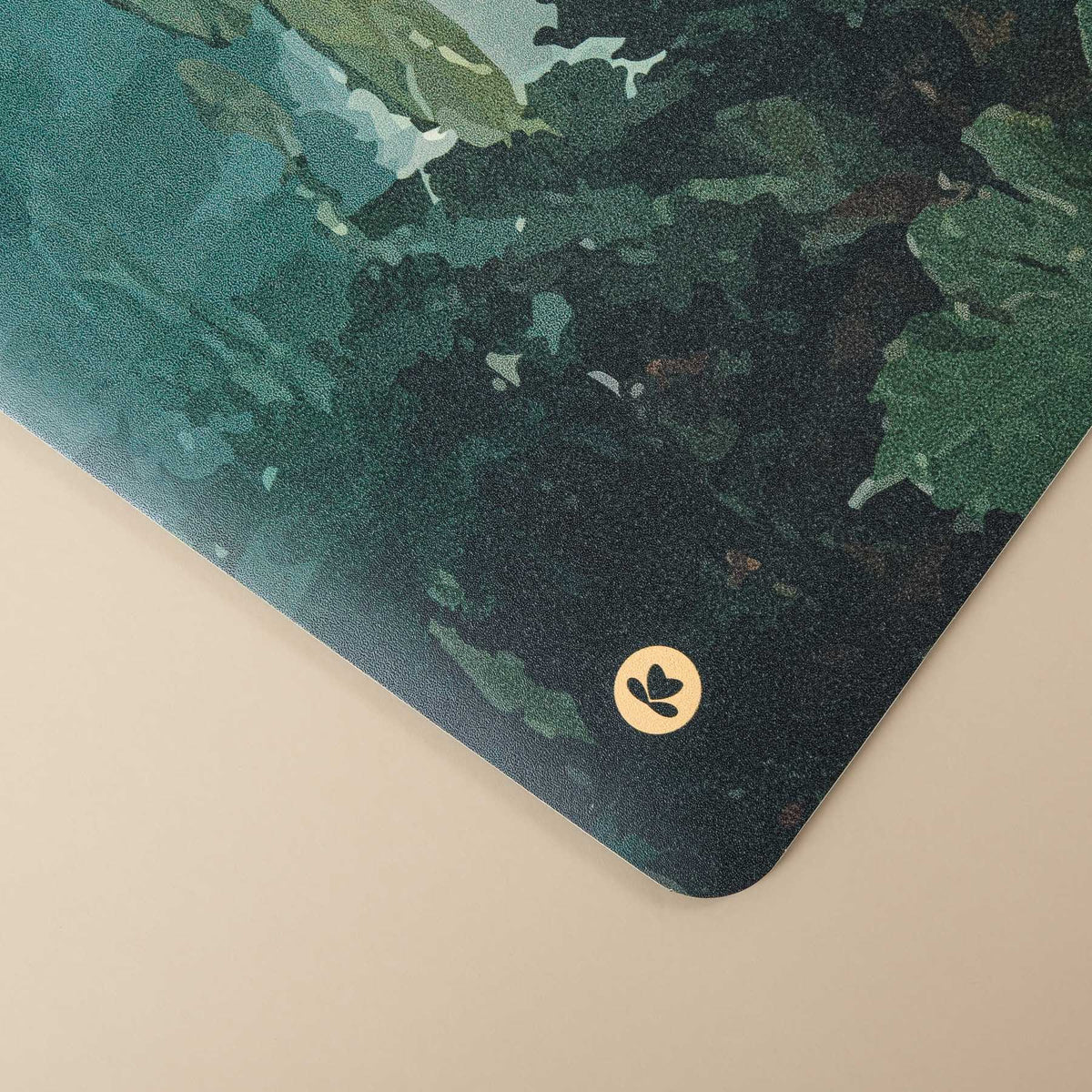 Rutschfeste Yogamatte SuperGrip Design Zen Garden mit Kranich