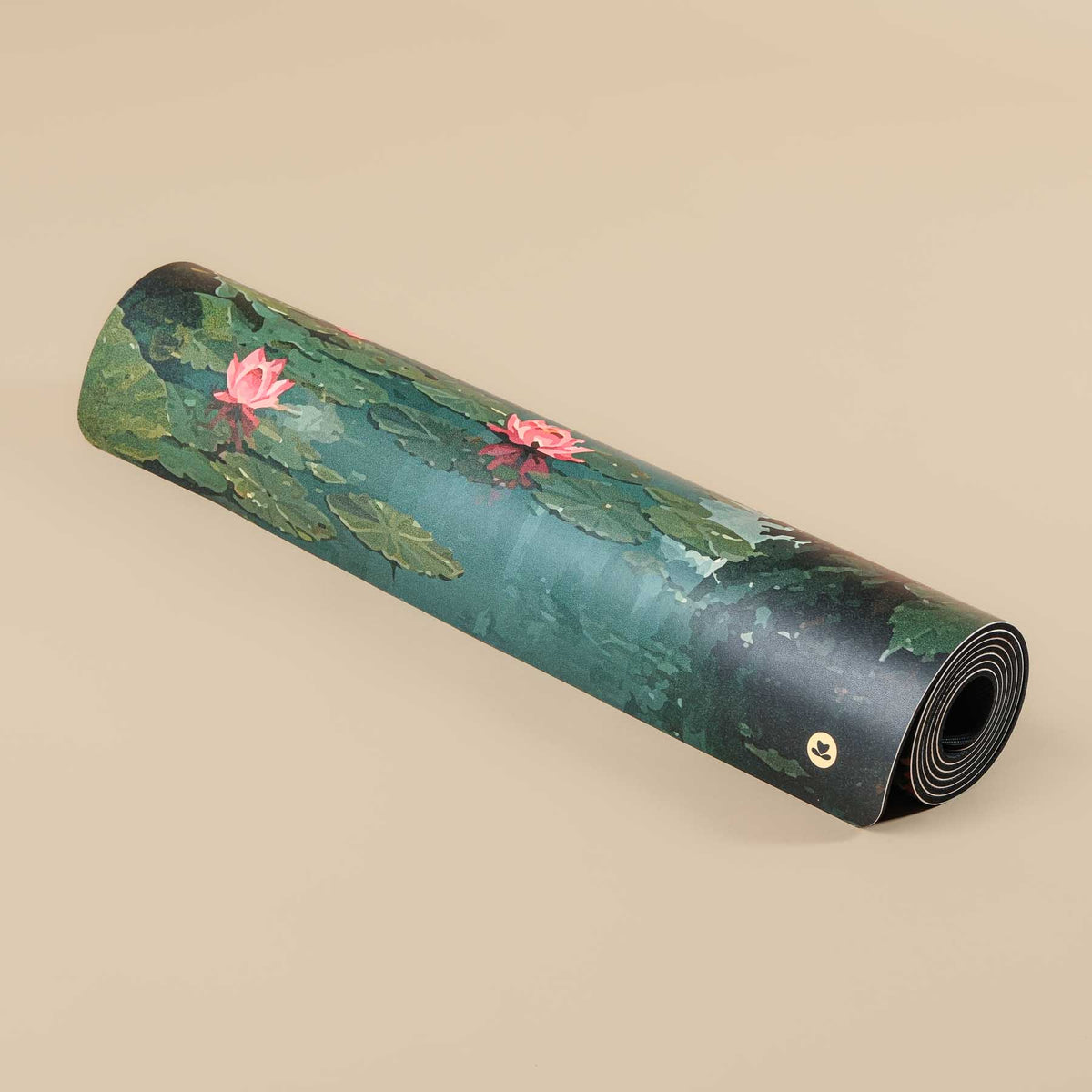 Rutschfeste Yogamatte SuperGrip Design Zen Garden mit Kranich