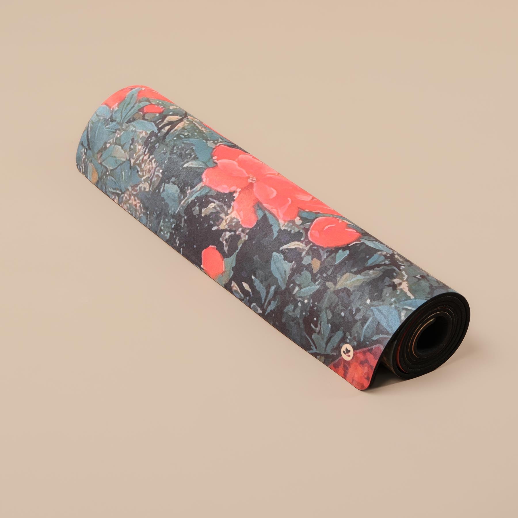 Tappetino da yoga Hybrid Velours Japan con motivo a gru