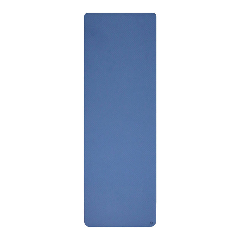 Yogamatte aus TPE navy blau, extra leicht, ohne PVC, umweltfreundlich, 6mm dick