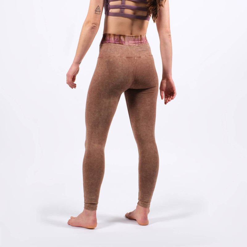 Yoga Leggings Flip Flop Batik chocolate