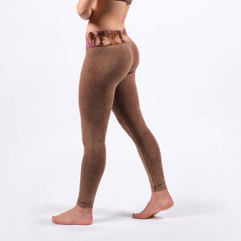 Yoga Leggings Flip Flop Batik chocolate