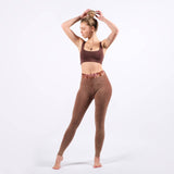 Yoga Leggings Flip Flop Batik chocolate