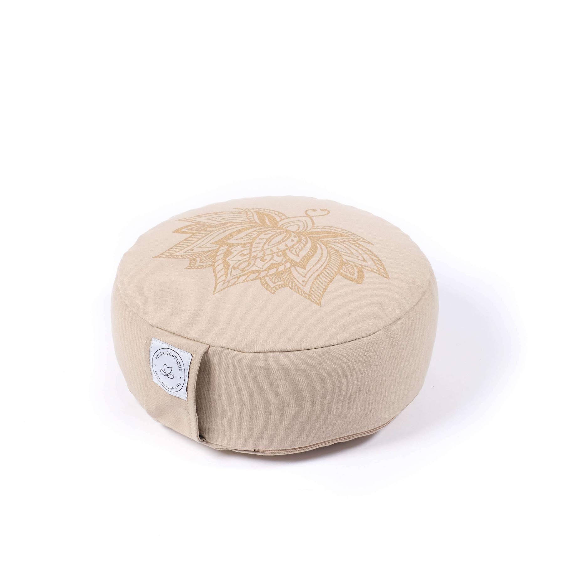 Meditationskissen Lotus SMALL Bio Baumwolle sand