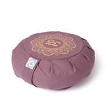 Meditationskissen Zafu Mandala OM lavendel