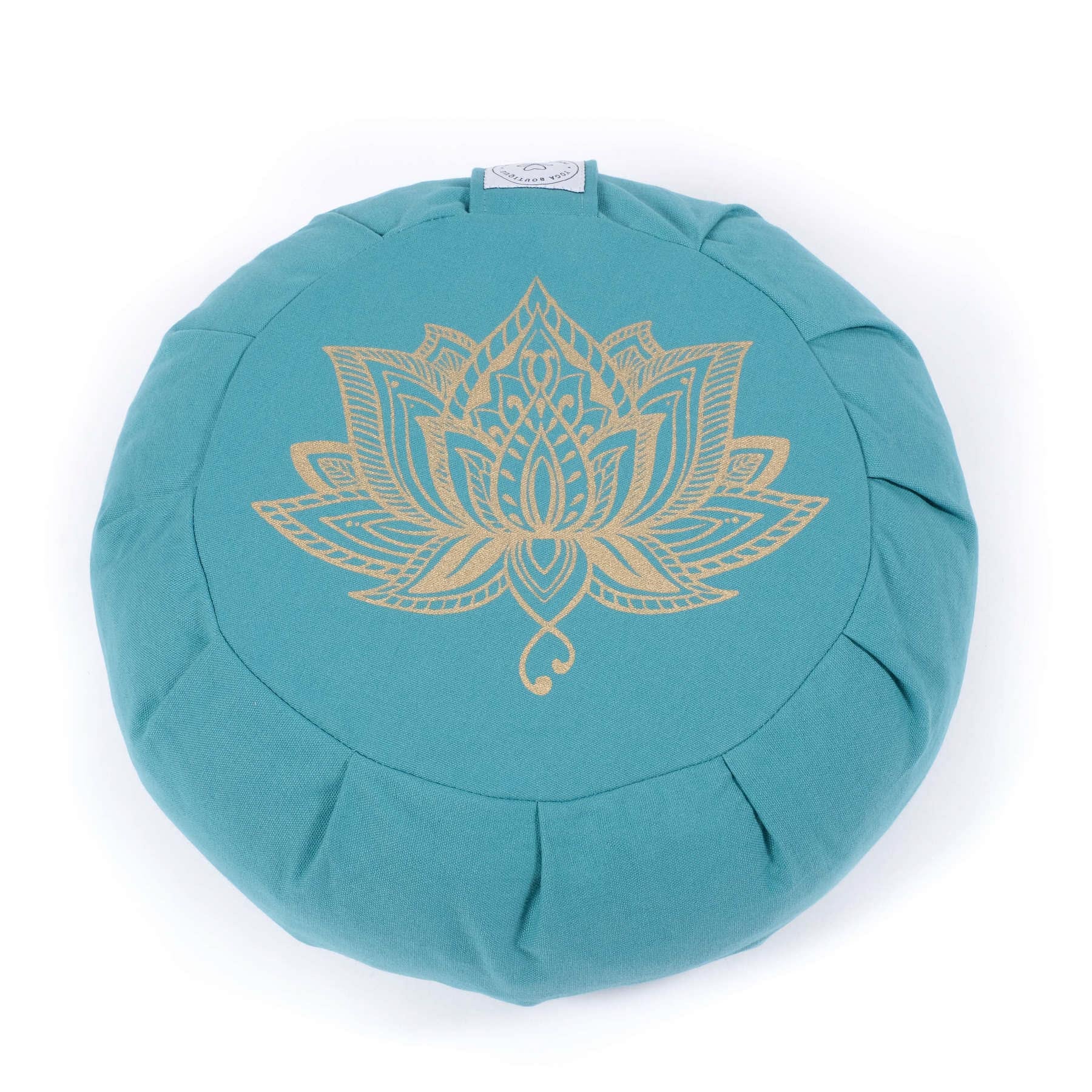 Meditationskissen Zafu Lotus türkis