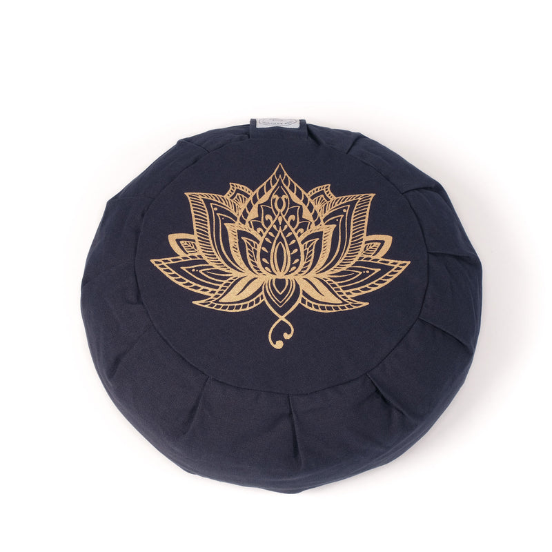 Meditationskissen Zafu Lotus navy