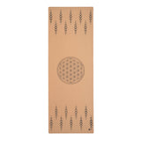 Yogamatte Kork Blume des Lebens