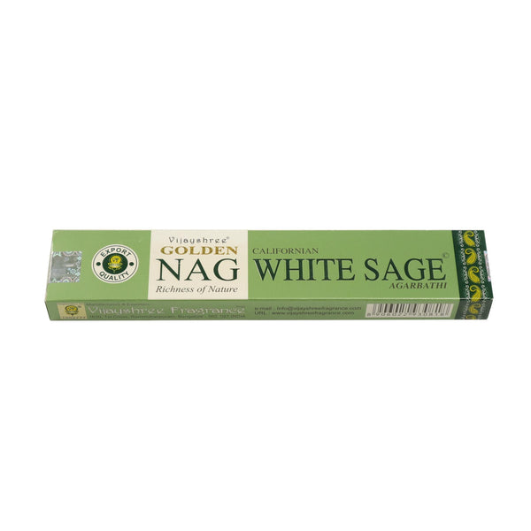 Räucherstäbchen Golden Nag White Sage
