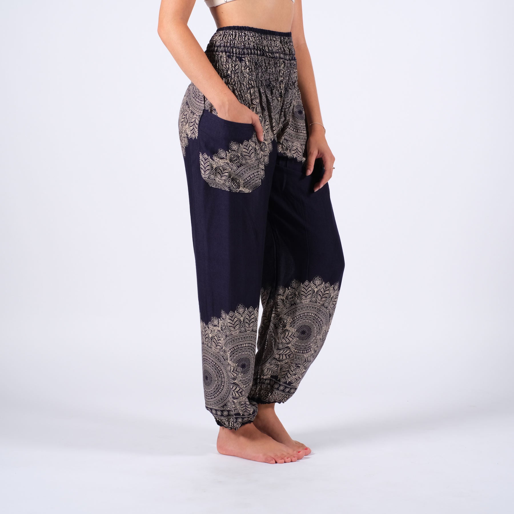 Yoga Haremshose Boho navy