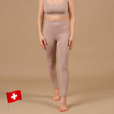 Yoga Leggings Comfy mocca, super weich, nachhaltig, in der Schweiz hergestellt