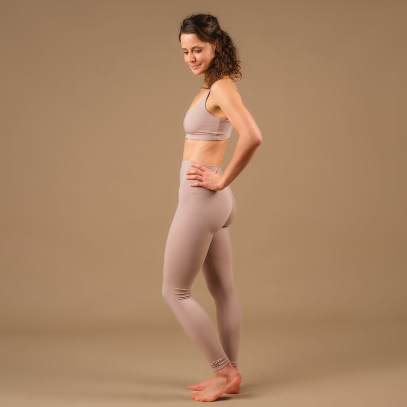 Yoga Leggings Comfy mocca, super weich, nachhaltig, in der Schweiz hergestellt
