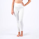 Yoga Leggings gerippt weiss