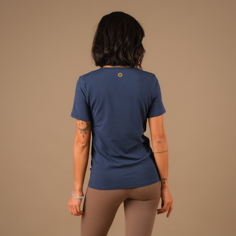 Yoga Shirt Classy kurzarm indigo