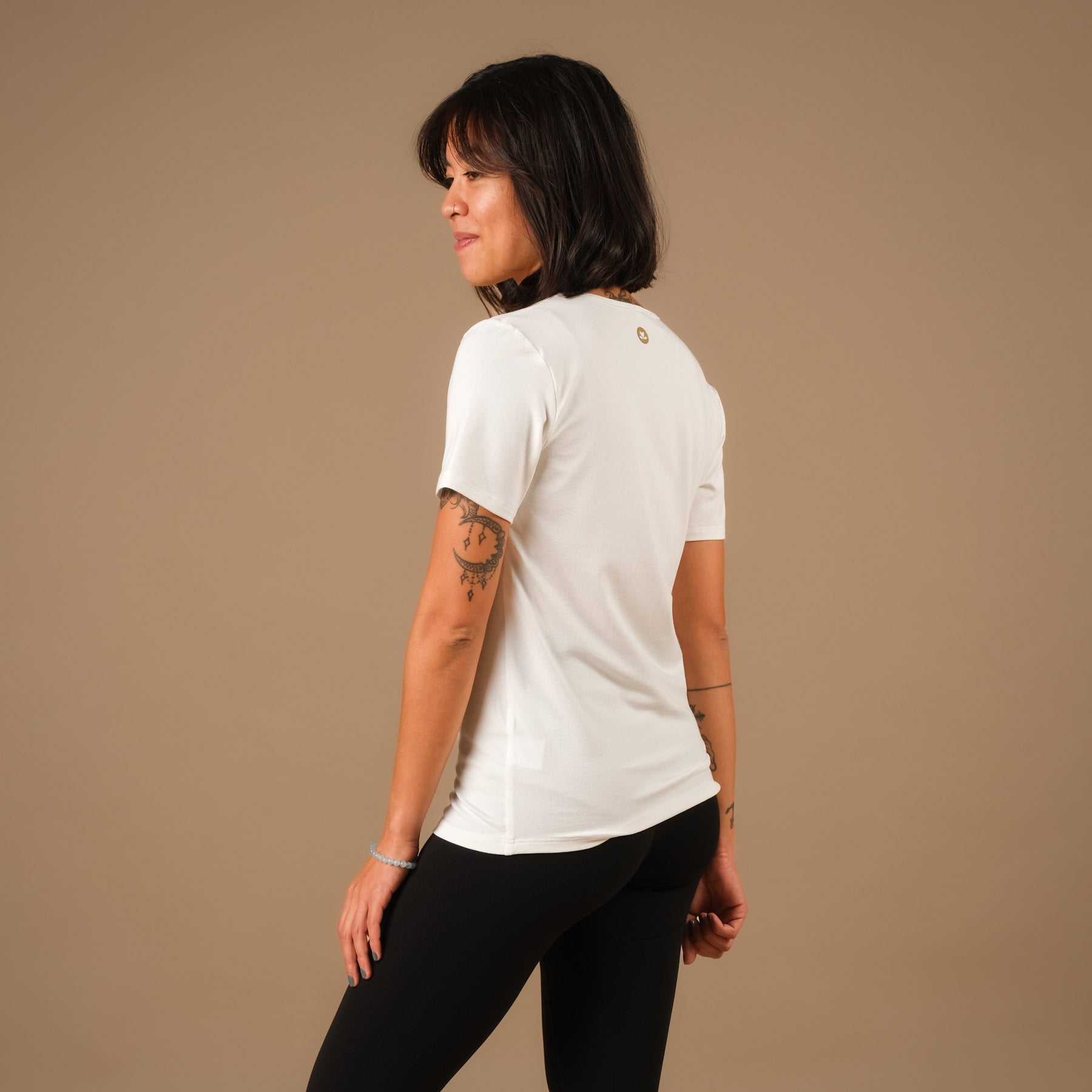 Yoga Shirt Classy kurzarm weiss