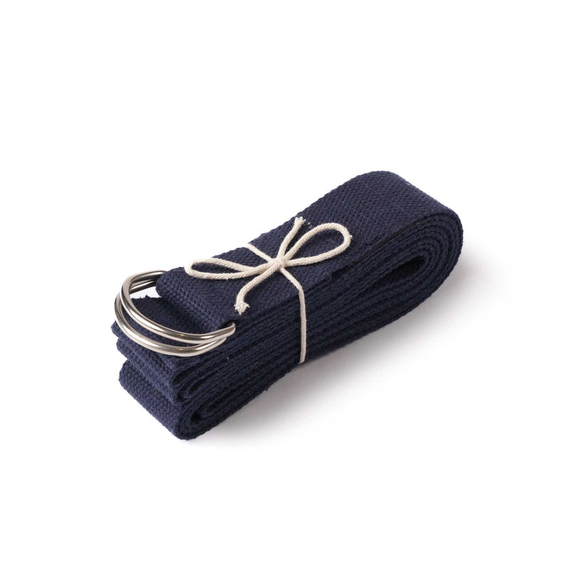 Yogagurt aus Baumwolle navy blau