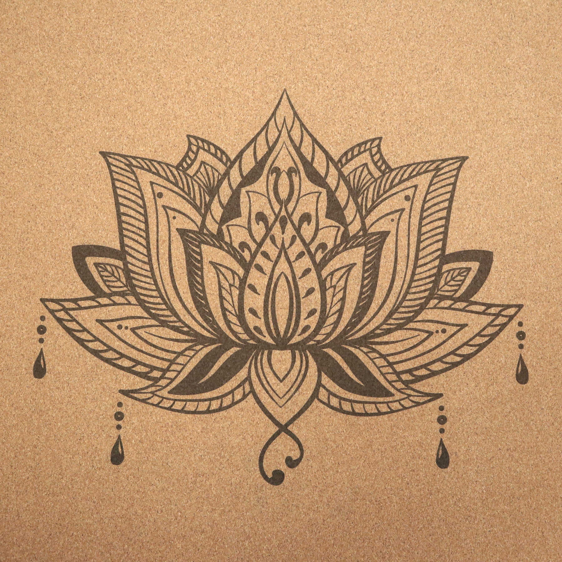 Yogamatte Kork Lotus