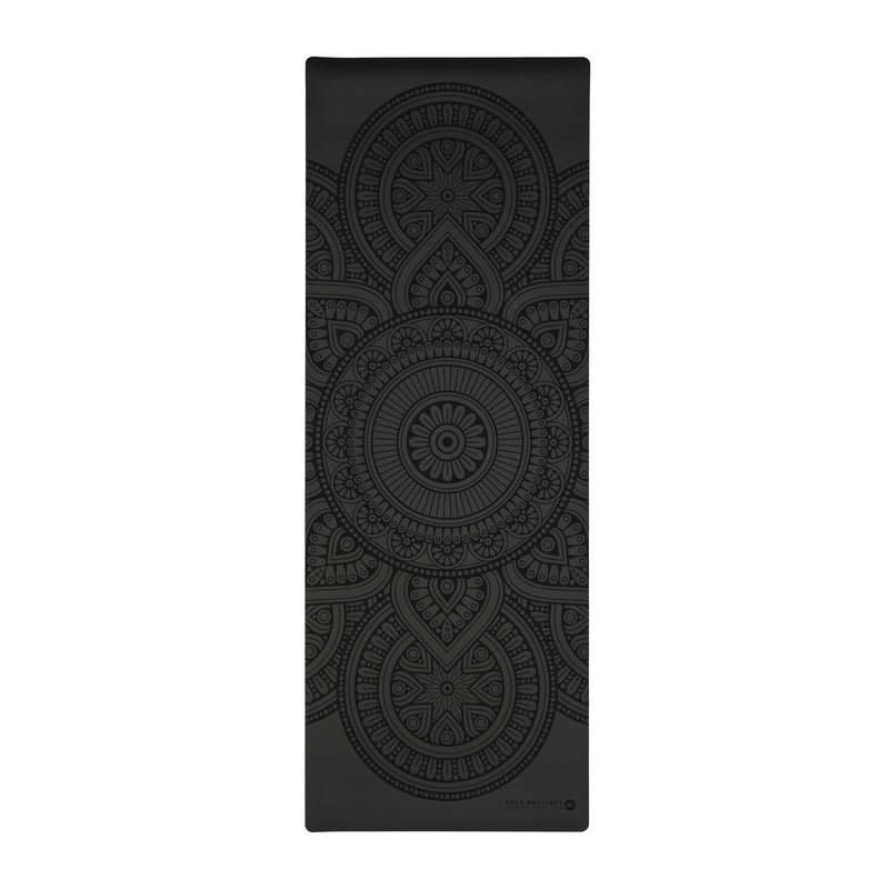 Yogamatte SuperGrip 2.0 Mandala sehr rutschfeste Yogamatte schwarz