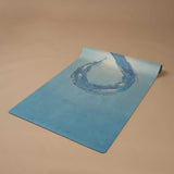 Yogamatte Velours Infinity aus Naturkautschuk mit samtig weicher Mikrofaser Oberfläche